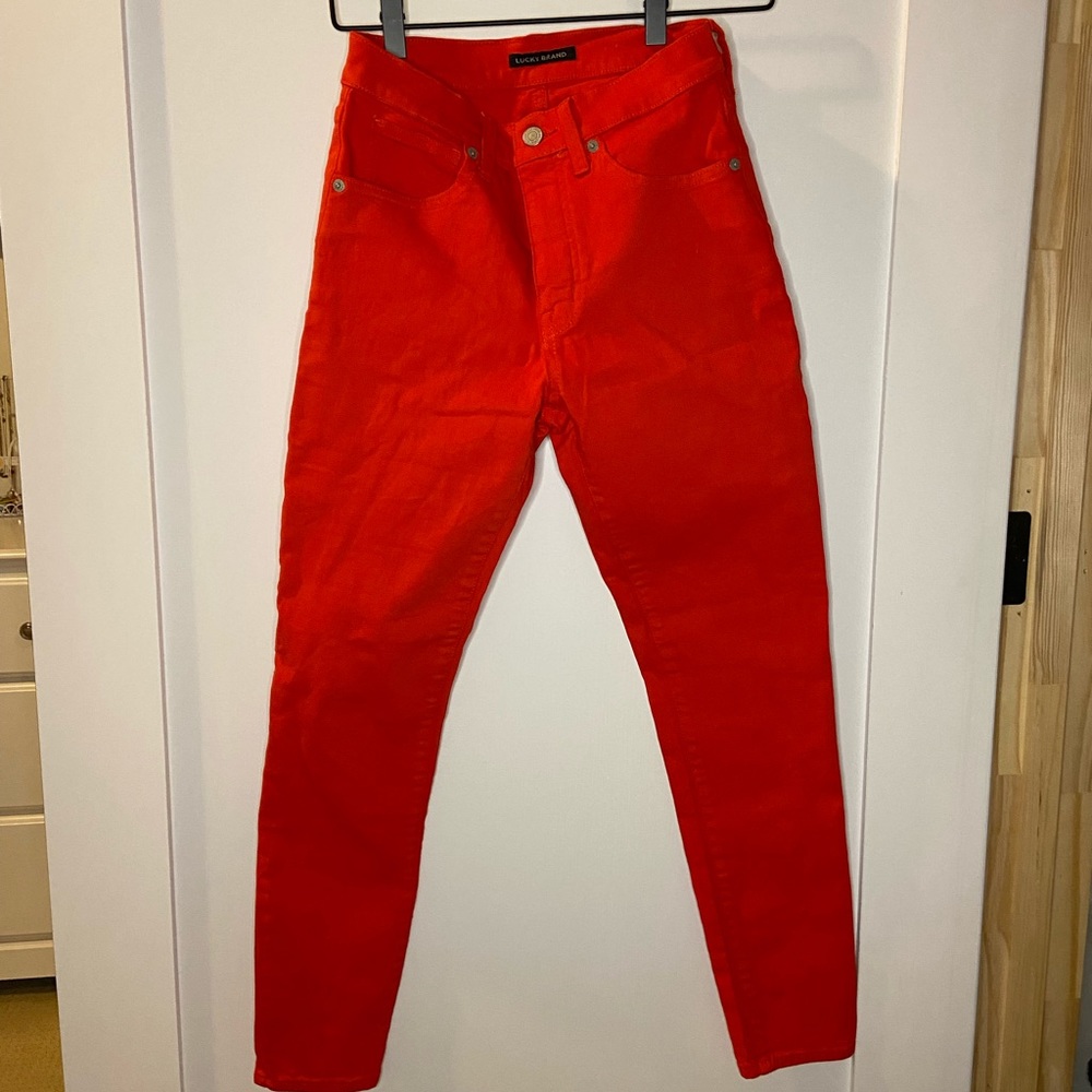 lucky brand red jeans